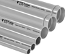 Gray Aluminum Alloy Pipe