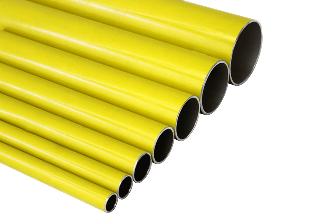 Yellow Aluminum Alloy Pipe