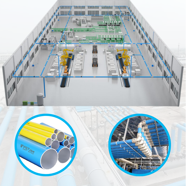 FST Pipe Compressed Air Aluminum Alloy Piping System Solutions